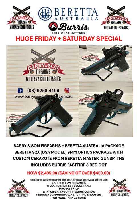 Beretta Australia package