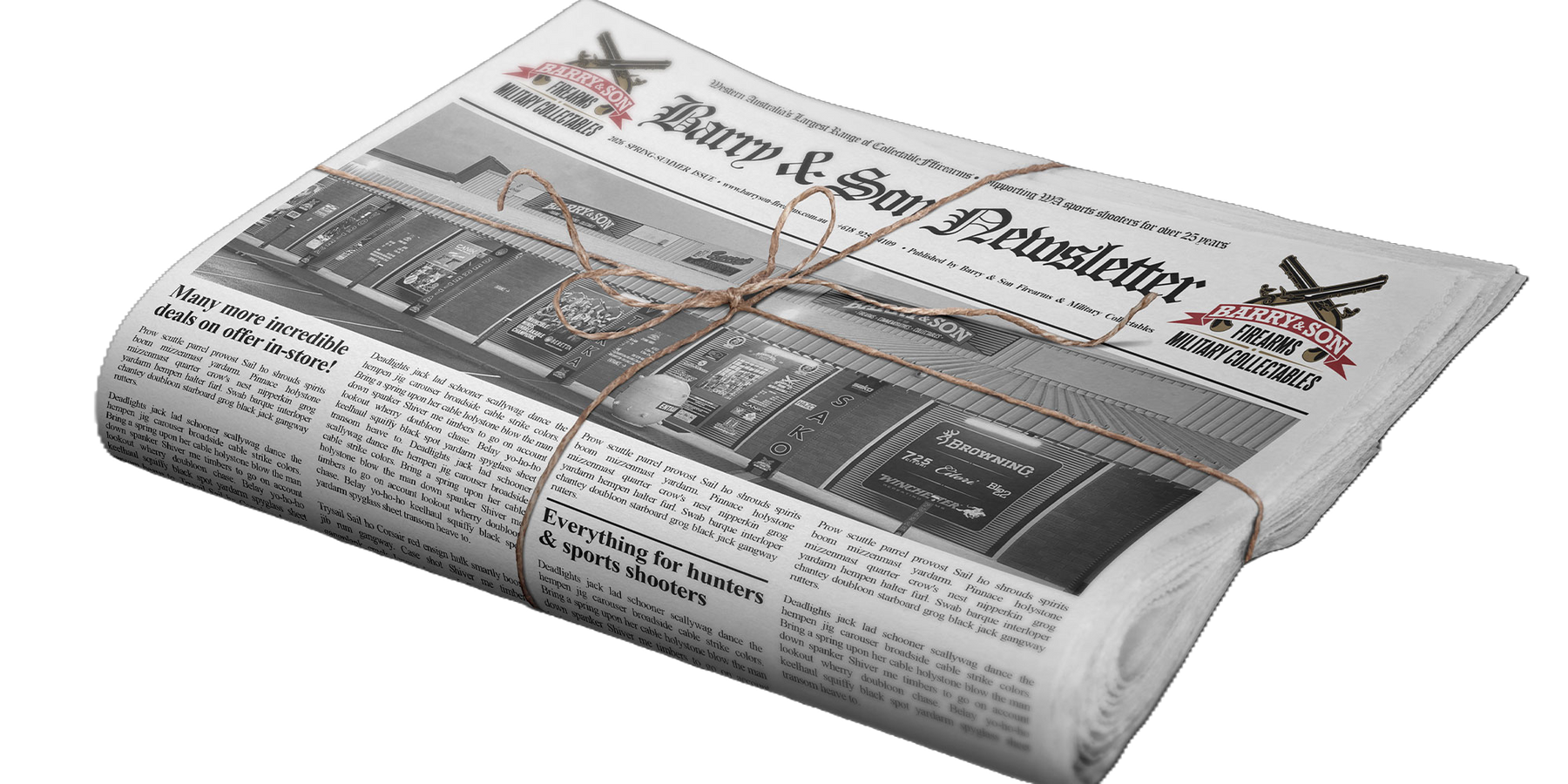 BARRY & SON FIREARMS NEWSLETTER - MARCH 2026 No.1 - GOOD GEAR - LOTS HERE TO LOOK AT