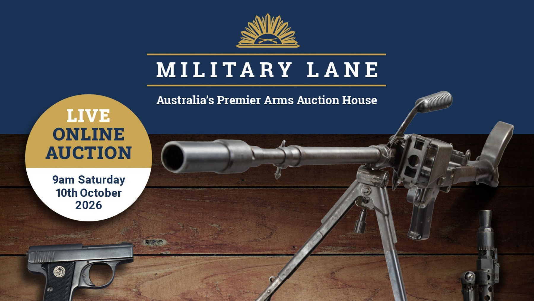 Military Lane Classic Arms & Collectables Auction – October 2026