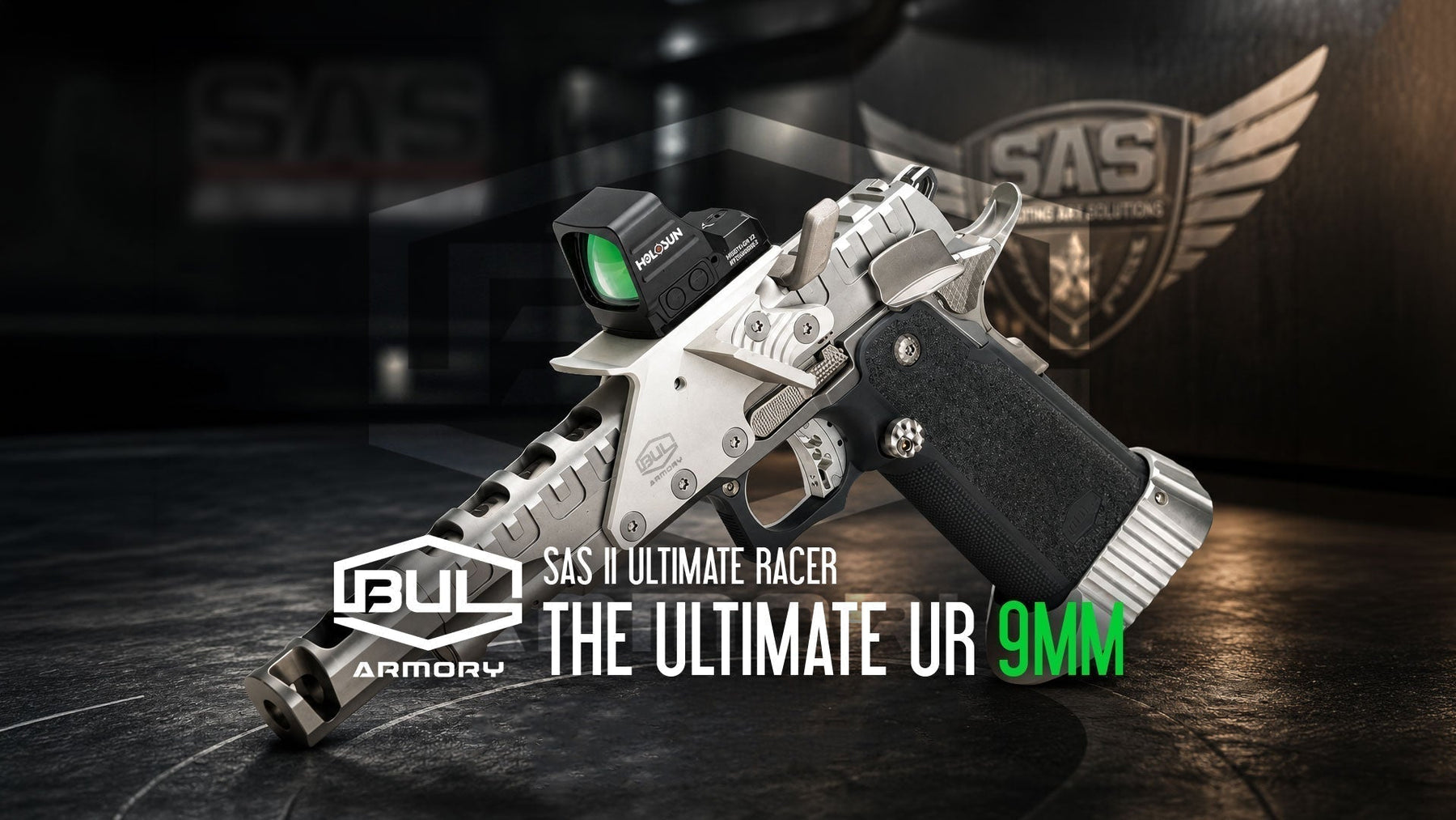 Bul Armory SAS II Ultimate Racer UR 9mm — Built for Open Division Dominance