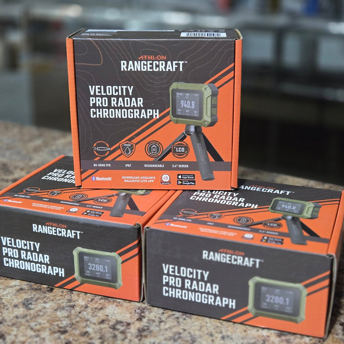 Athlon Rangecraft Velocity PRO Radar Chronograph packages