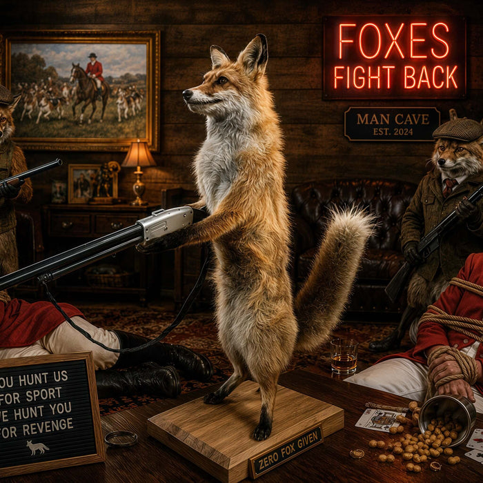 The Foxes Fight Back: The Man Cave Statement Piece You Didn't Know You Needed