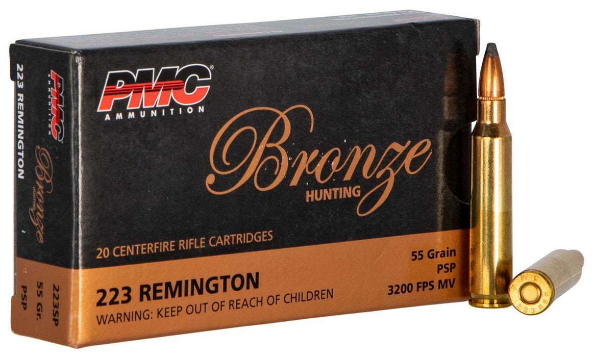 PMC - .223REM - BRONZE HUNTING - 55 GR - SOFT POINT