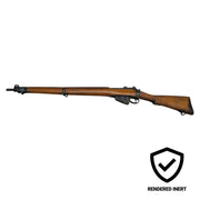 Rendered inert Lee-Enfield No. 4 .303 British rifle, side profile