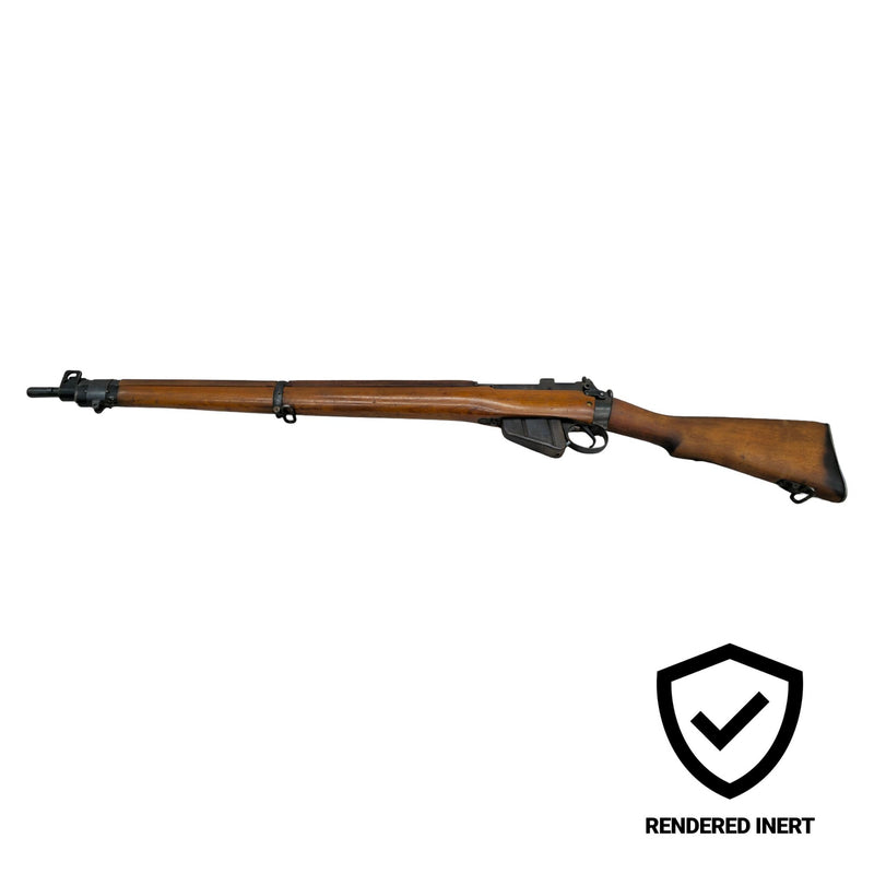 Rendered inert Lee-Enfield No. 4 .303 British rifle, side profile