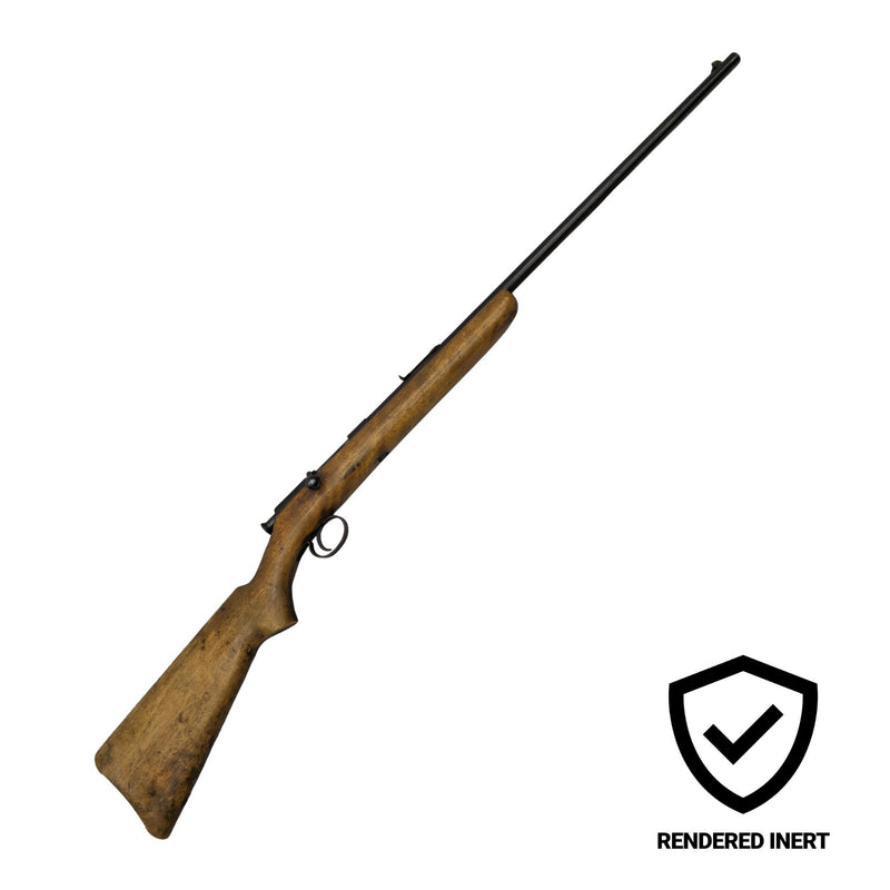 Vintage Sporting Bolt-Action Rifle — angled view