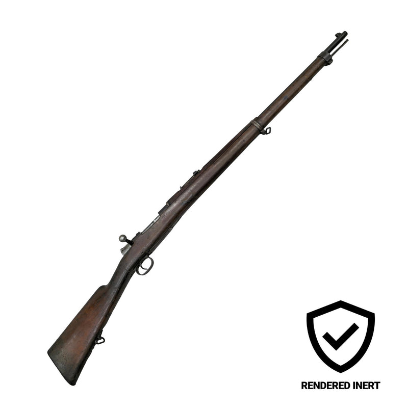 Historic rendered inert military bolt-action rifle — angled view