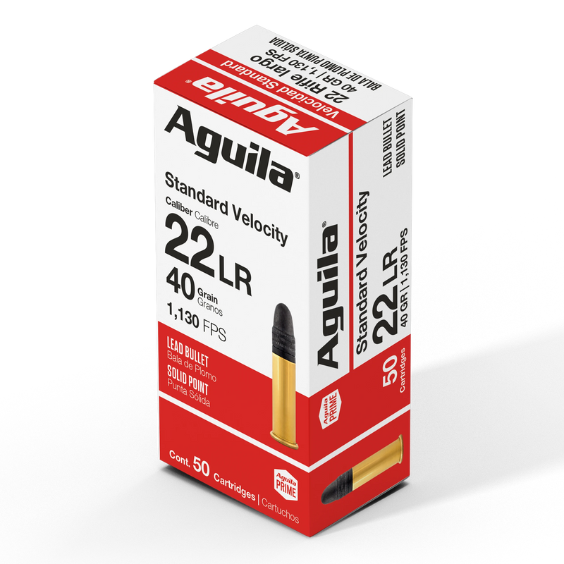 Aguila .22 LR Standard Velocity Lead Round Nose