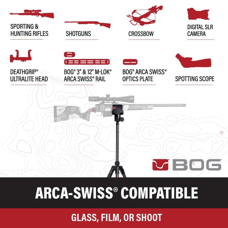 BOG Deathgrip Sherpa Infinite Series Carbon Tripod + Ball Head