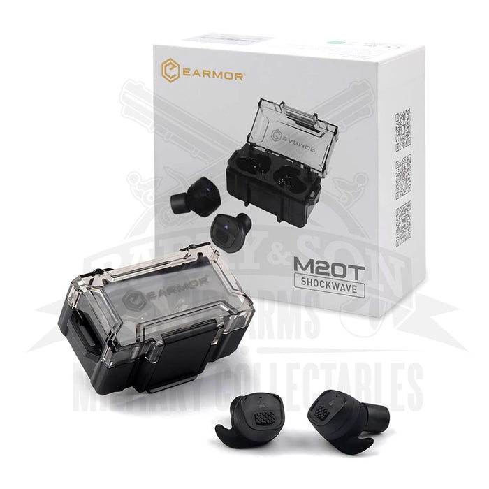 EARMOR - M20T SHOCKWAVE - WIRELESS BLUETOOTH TACTICAL EAR PLUGS