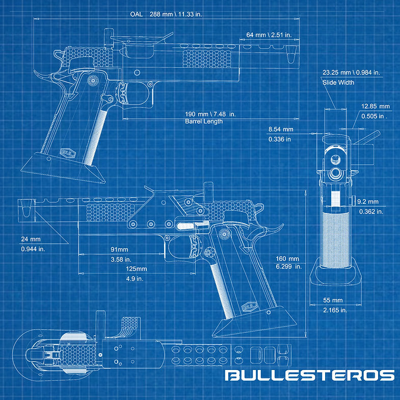 BUL ARMORY - SAS II BULLESTEROS - THE ULTIMATE UR - .38 SUPER