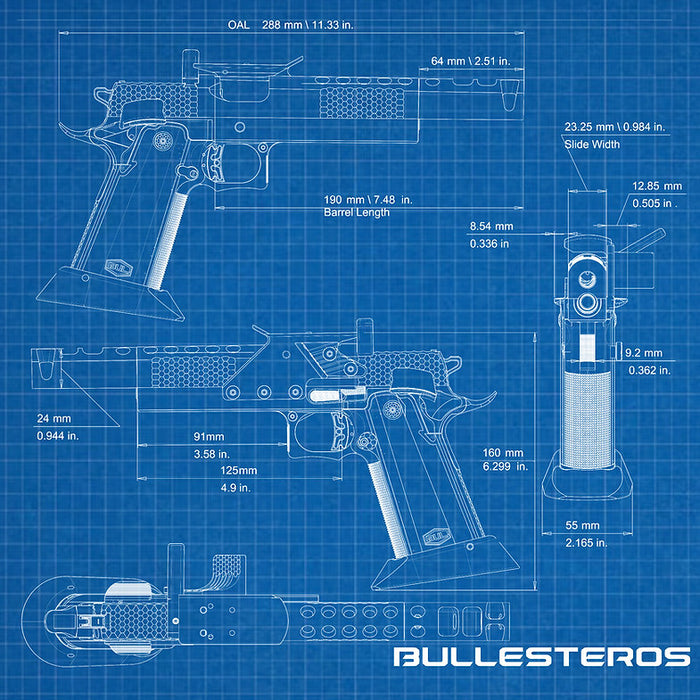 BUL ARMORY - SAS II BULLESTEROS - THE ULTIMATE UR - .38 SUPER