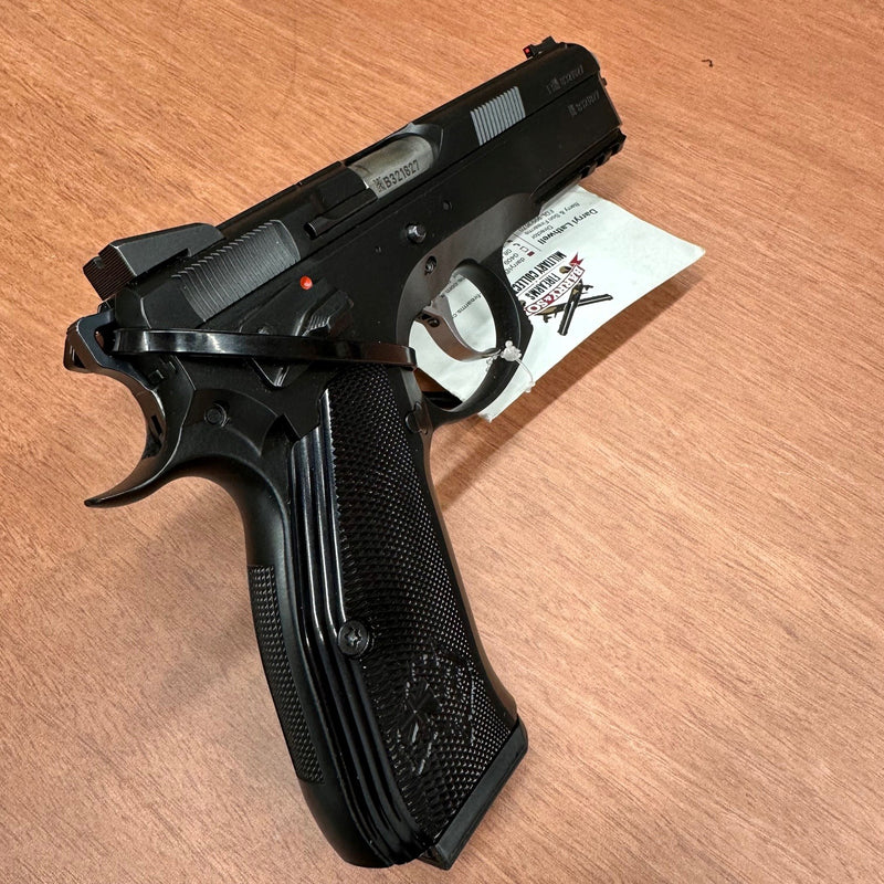 CZ75 SP01 SHADOW - AUS GRIPS - 9MM Semi Auto — PRE-LOVED