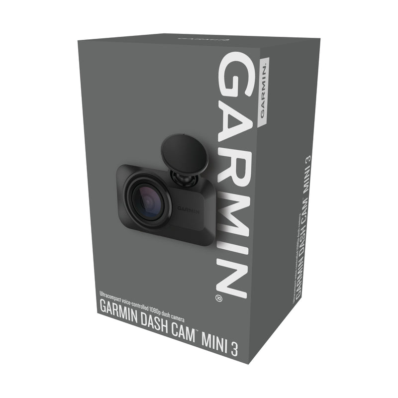 Garmin Dash Cam Mini 3 Ultracompact Voice Control 1080p