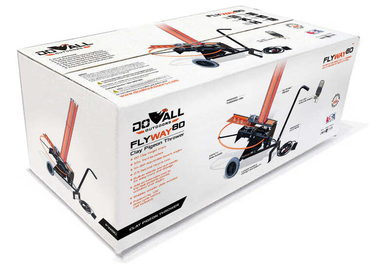 DO-ALL - FLYWAY 80 - CLAY TARGET THROWER - INCLUDES WIRELESS REMOTE INCLUDED