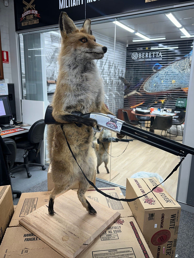 "The Foxes Fight Back" — Great for the Man Cave