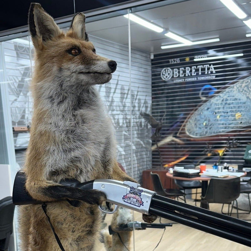 "The Foxes Fight Back" — Great for the Man Cave