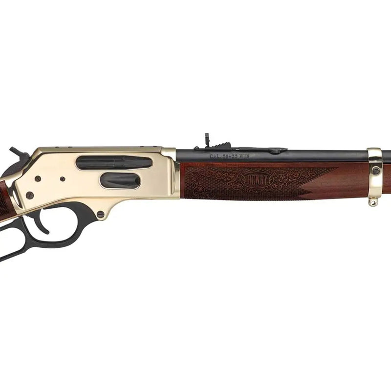 Henry H024-3030 Brass Side Gate Lever Action Rifle .30-30