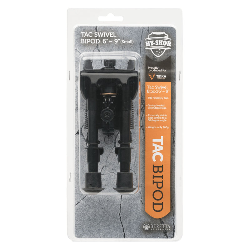 Hy-Skor Tac Swivel Bipod 6–9"
