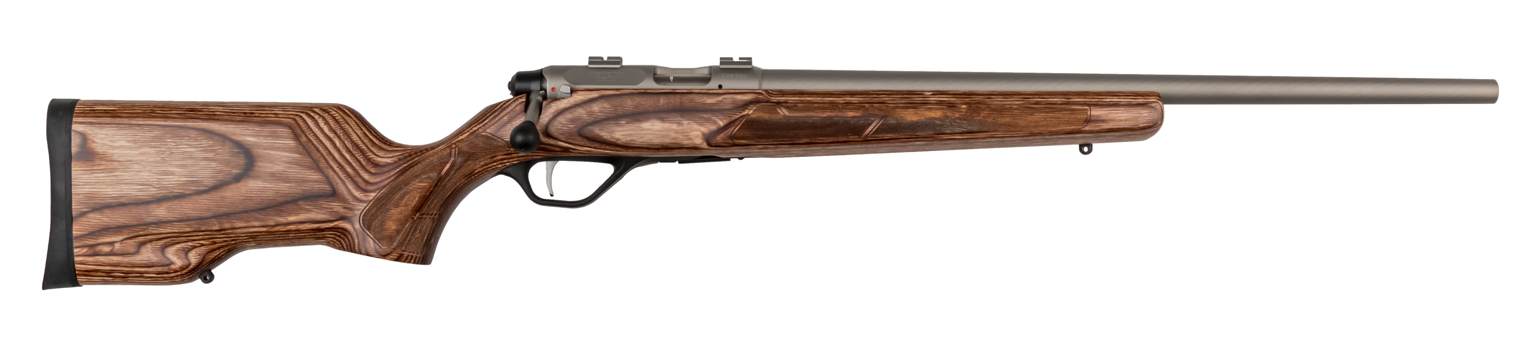 LITHGOW LA101, .22WMR, LAMINATE STOCK, TITANIUM BARREL FINISH RIFLE