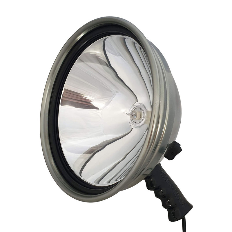 Powa Beam Hand Held Spotlight 100W 245mm 9" QH Halogen