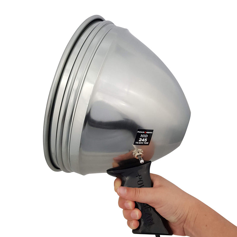 Powa Beam Hand Held Spotlight 100W 245mm 9" HID Xenon