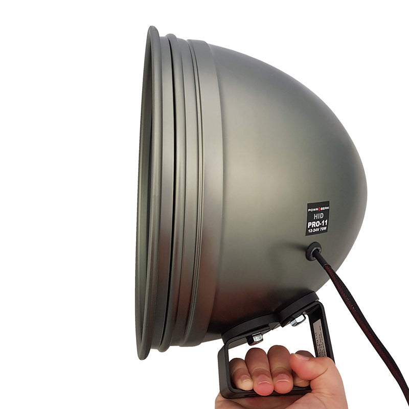 Powa Beam Hand Held Spotlight 70W 285mm 11" HID Xenon w Bracket