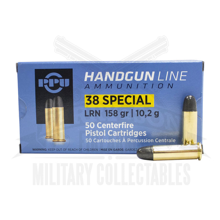 PPU - 38 SPECIAL - 158GR LRN - 500 PACK