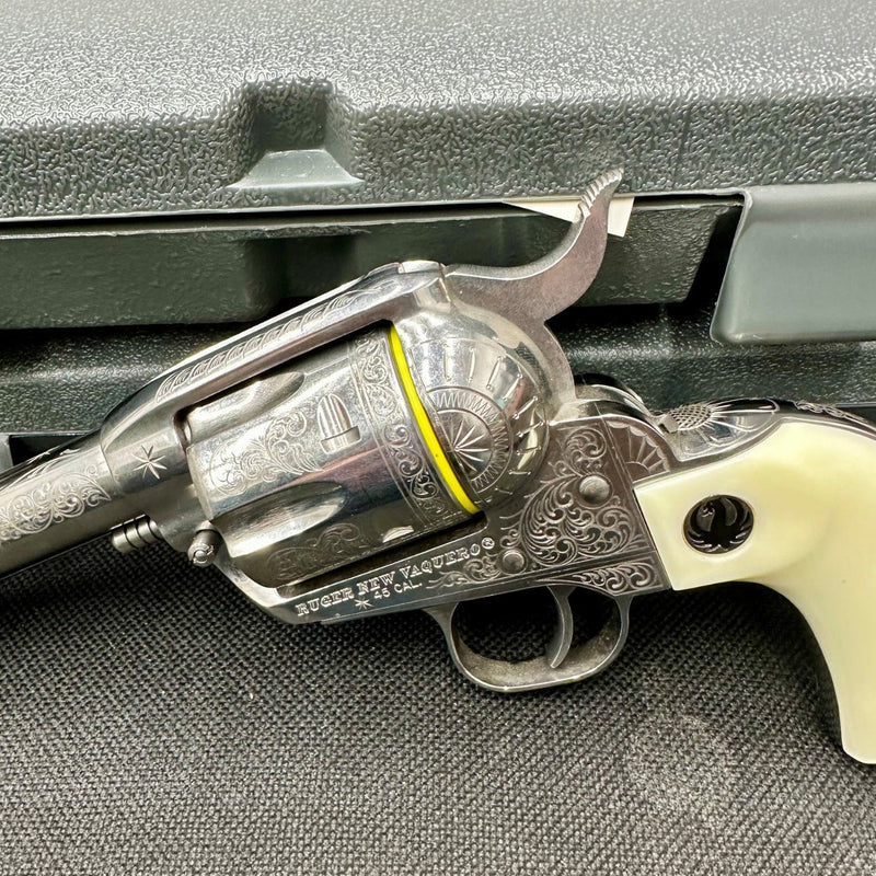 Ruger New Vaquero Factory Engraved Matched Set – .45 Colt