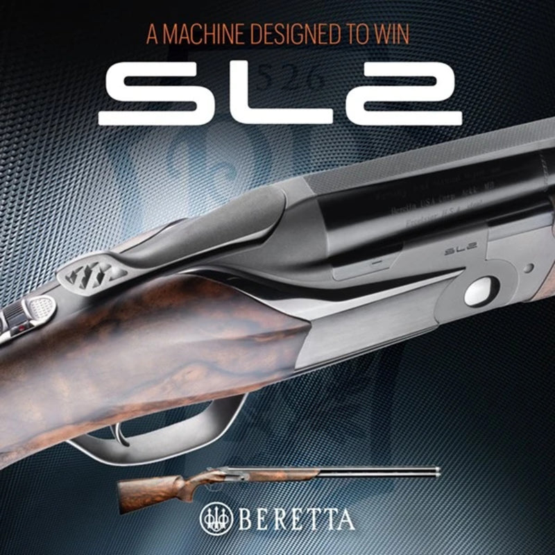 Beretta SL2 DTL DLC w Arrow Top Lever Adjustable Stock 30"