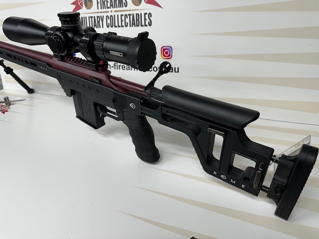 TIKKA T3X VARMINT + ROME MOTUS R CHASIS CUSTOM BUILD + SCOPE PACKAGE