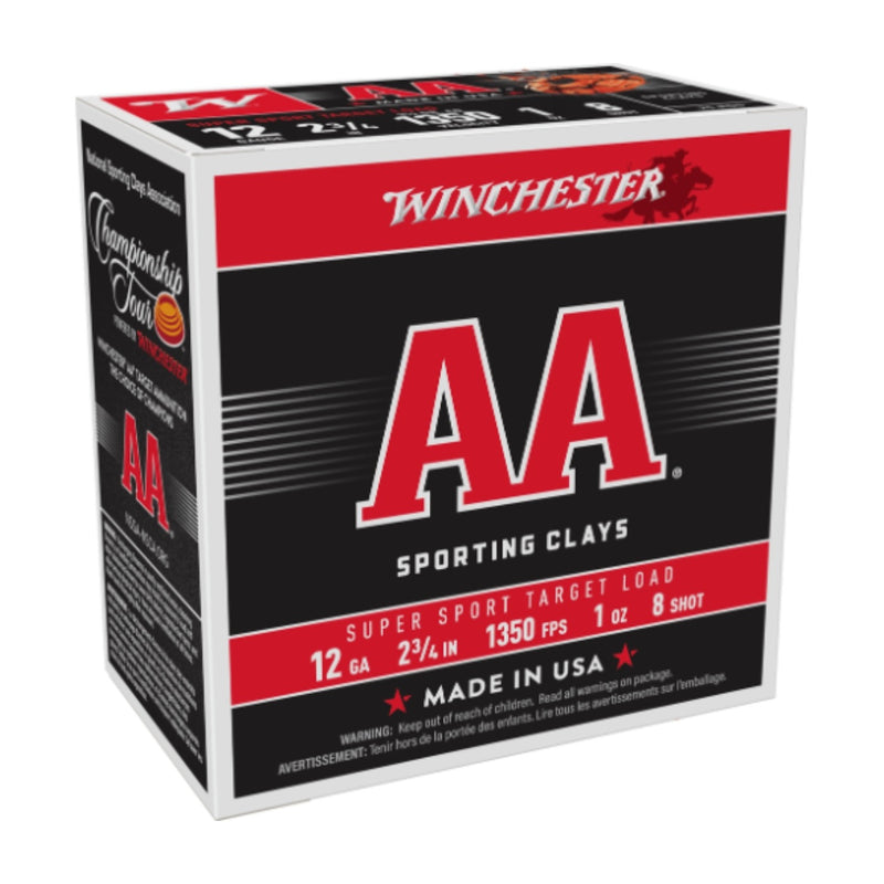 Winchester AA 12 Gauge 28gr 8 SHOT 1350FPS - 250 SLAB