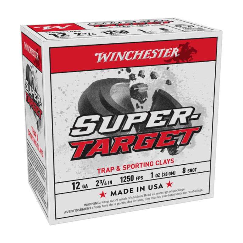 Winchester Super Target 12 Gauge - 28gr - 8 SHOT - 1,250FPS - 250 SLAB
