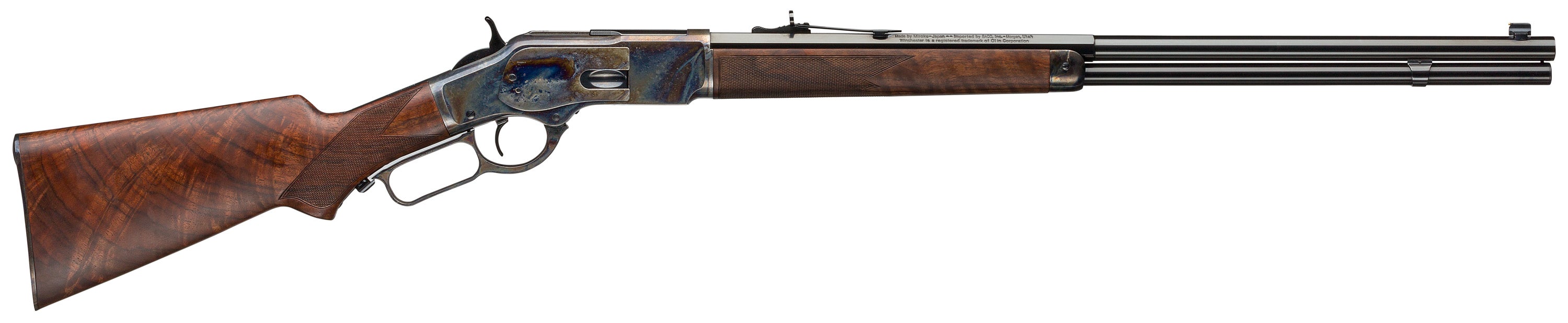 WINCHESTER LEVER ACTION - 1873 DELUXE 1/2 OCTOGON BARREL (M73) - .357 MAG  - 24" - IN STORE NOW