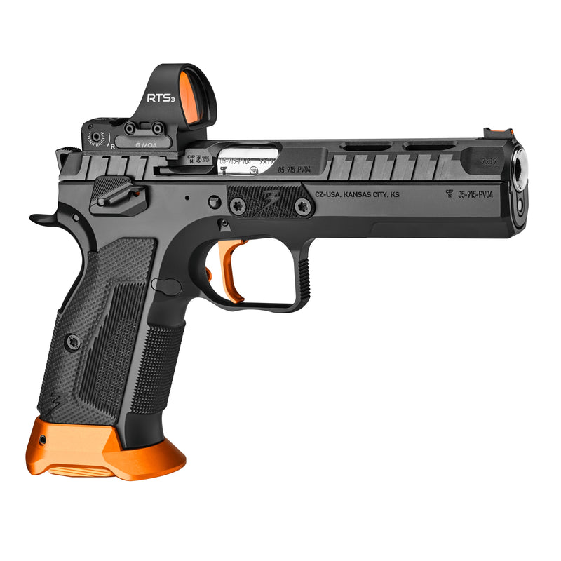 CZ TS3 Orange Competition 9mm Pistol IPSC Optics