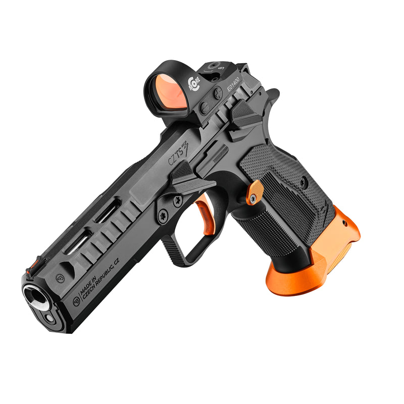 CZ TS3 Orange Competition 9mm Pistol IPSC Optics