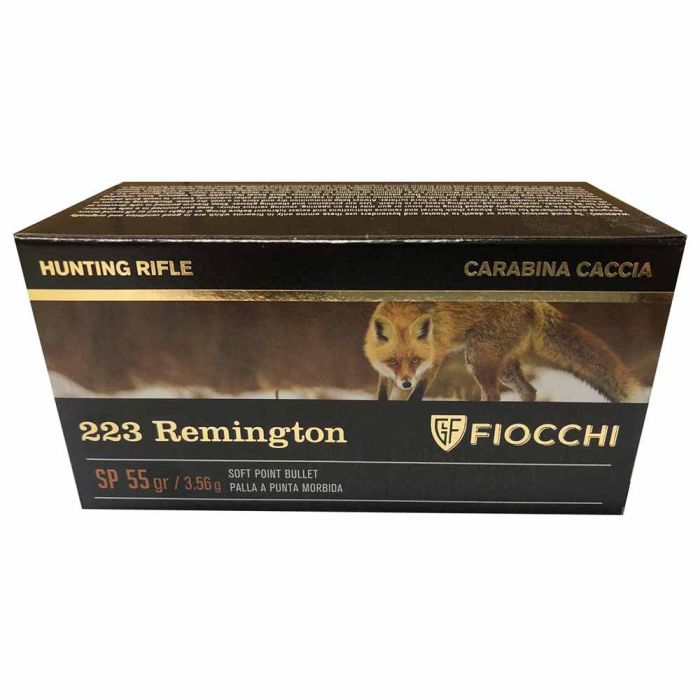 Fiocchi 223REM 55GR Soft Point 50 Pack