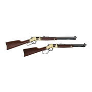 Henry H006GMR Carbine Brass Large Loop Side Gate Lever Action Rifle – rear view