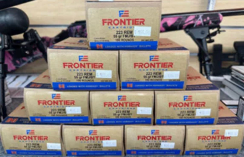 Hornady Frontier .223 REM 55ge FMJ/BT bullets — Barry & Son Firearms