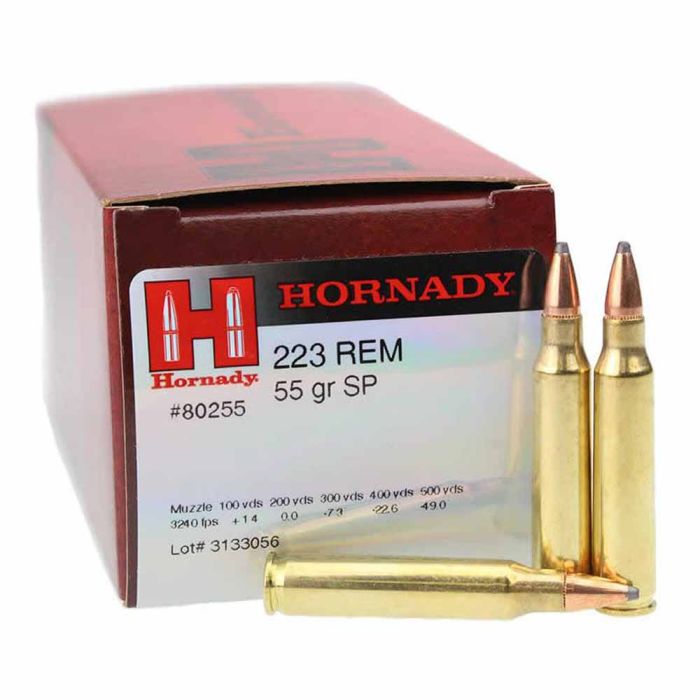 HORNADY .223 REM 55GR SOFT POINT - BULK 500 PACK - BIG SAVING