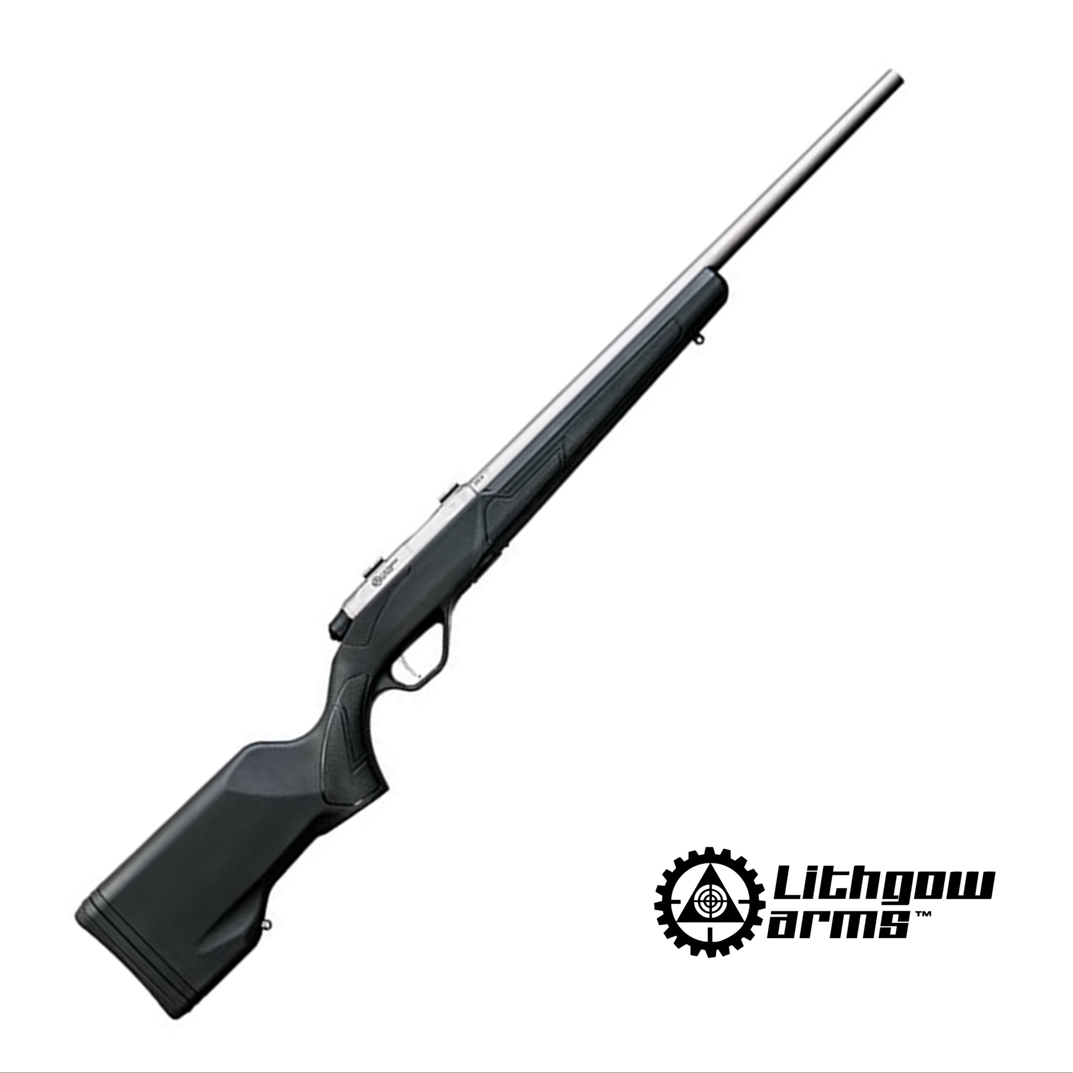 LITHGOW LA101, 22LR SYNTHETIC STOCK, TITANIUM BARREL FINISH “LEFT HAND ...