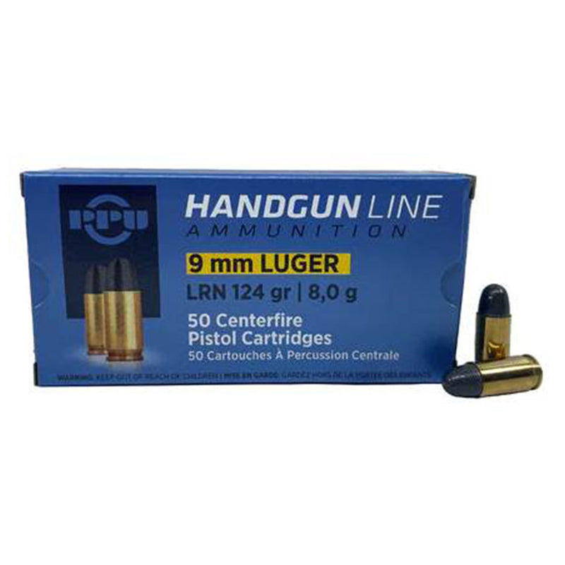 PPU 9mm 124gr Lead Round Nose – BULK CASE