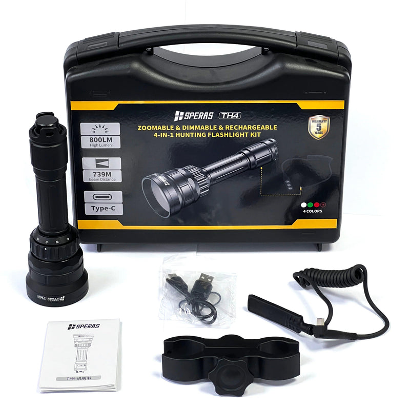 HikMicro Alpex 4K Lite A40E Digital Day & Night Vision Scope w IR Torch & Mount