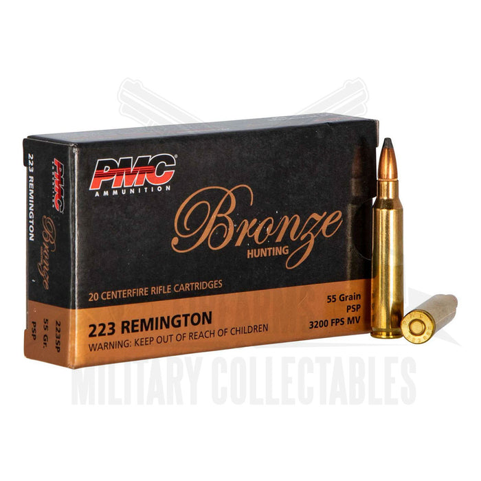 PMC - .223REM - BRONZE HUNTING - 55 GR - SOFT POINT