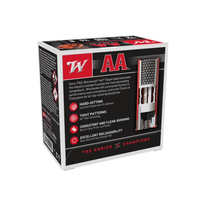 Winchester 12 Gauge AA Low Recoil Low Noise Target Load 980FPS 26g 8 Shot - 250 SLAB