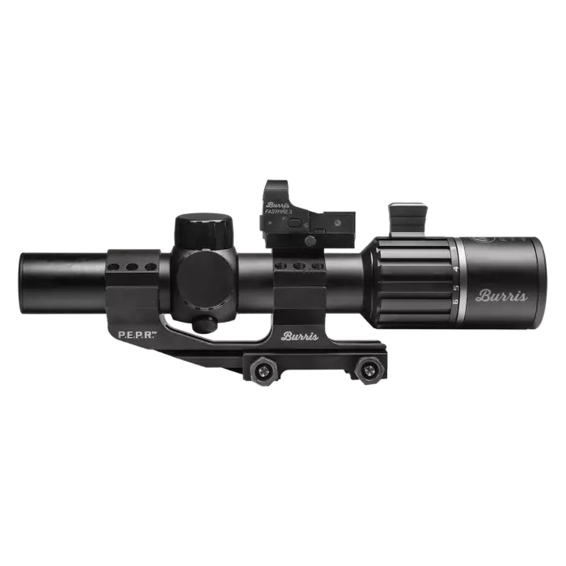 Burris RT-6 Tactical Combination Scope Mounted Red Dot QD Mount — NEW MODEL