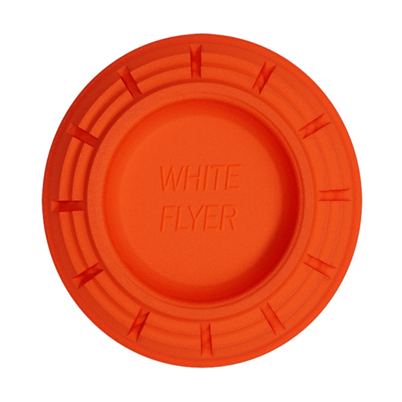 White Flyer Pitch Orange Flash Crusher 108mm Fluro Orange Clay Targets